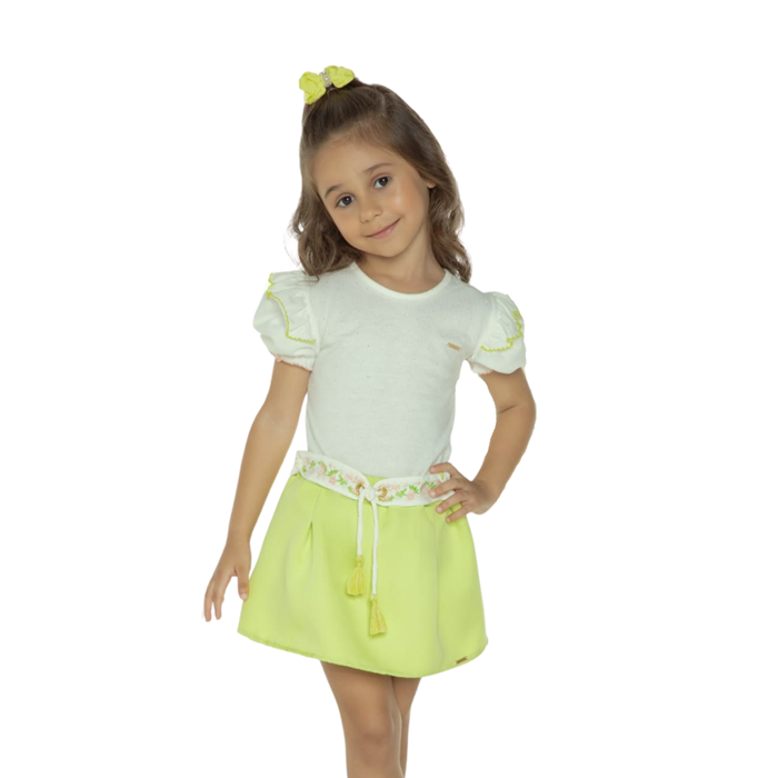 Conjunto Aconchego do Bebê – Branco e Verde