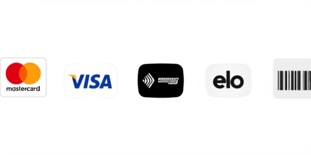 Aceitamos os seguintes métodos de pagamento