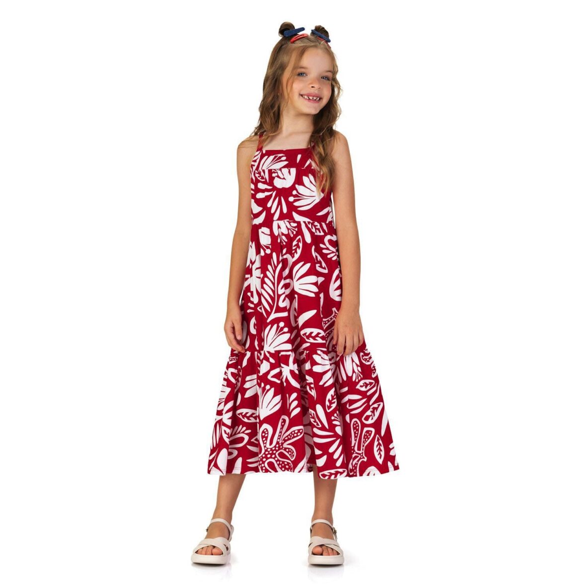 Vestido Longo Floral Infantil – Kyly
