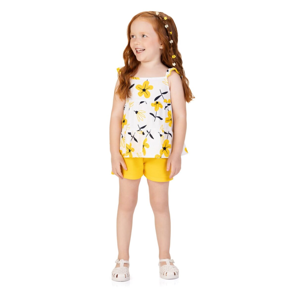 Conjunto Infantil Floral – Kyly
