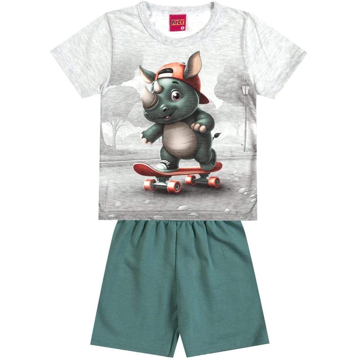 Conjunto Estampa Rinoceronte – Kyly