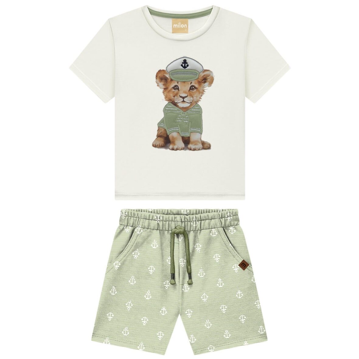 Conjunto Leãozinho Marinheiro – Milon