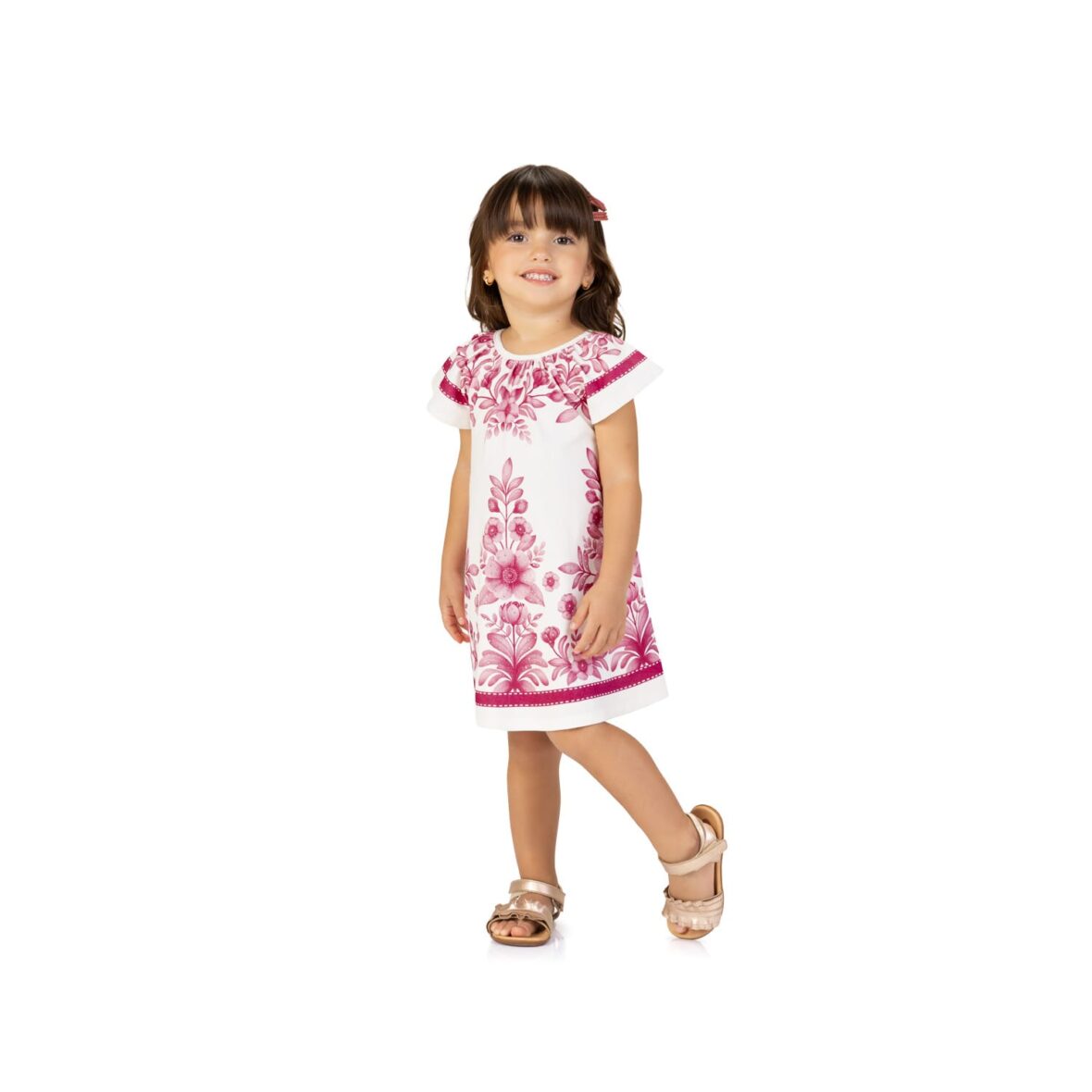 Vestido Infantil Floral – Milon