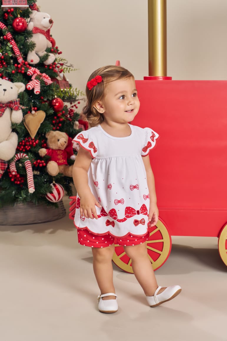 Conjunto Infantil Laço – Kyly