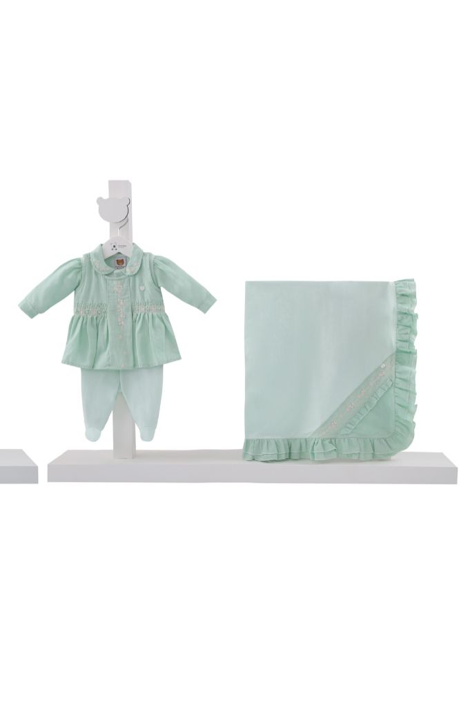 Saída Maternidade Menina 2 Peças – Aconchego do Bebê