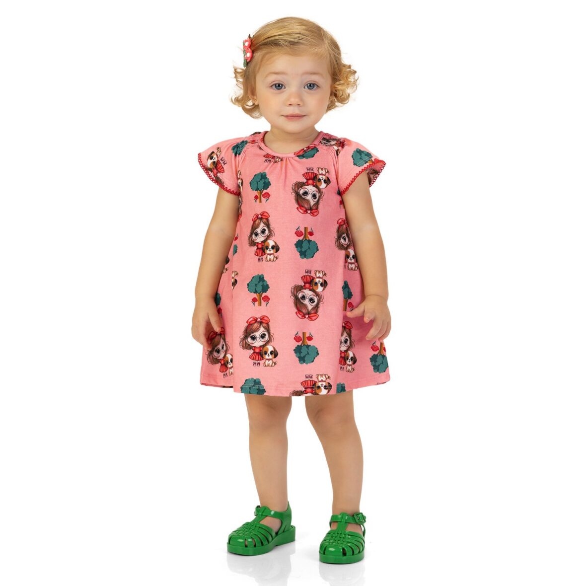 Vestido Infantil Estampa Alegre – Kyly