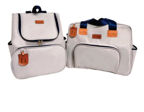 Kit Bolsa Maternidade Linho 2 PÇS- Boni