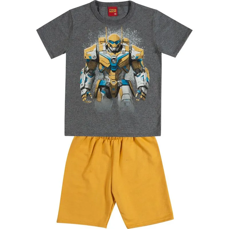 Conjunto Estampa Robô – Kyly