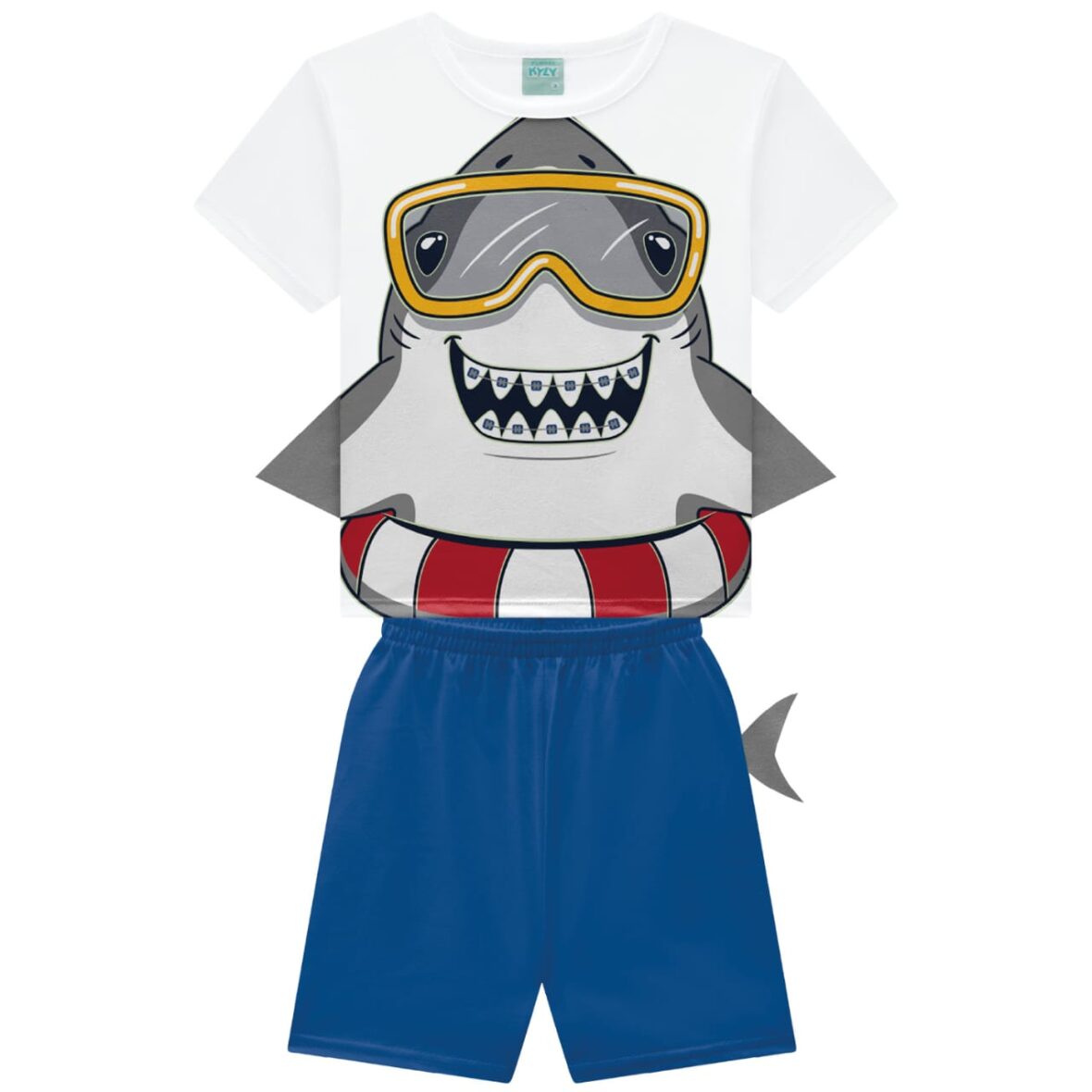 Pijama Tubarão Brilha no Escuro – Kyly