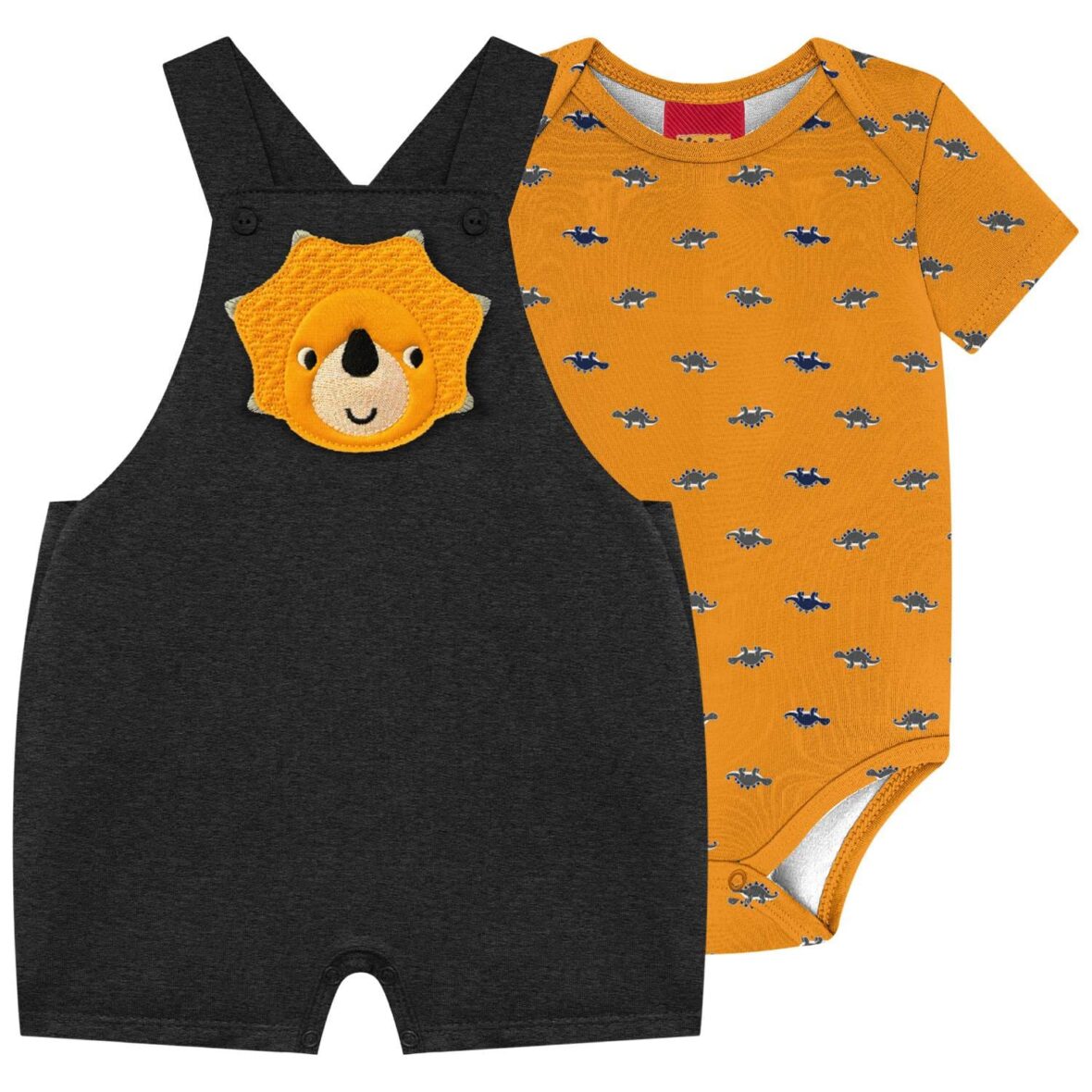 Jardineira c/ Body Masculino – Kyly