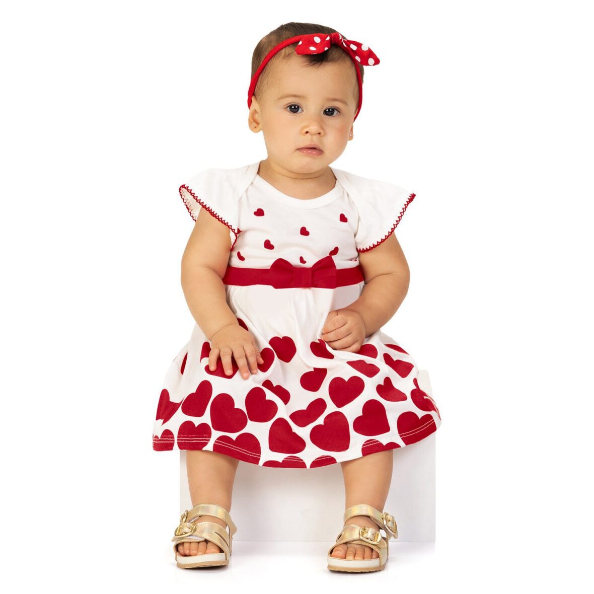 Vestido Coração Bebê – Kyly
