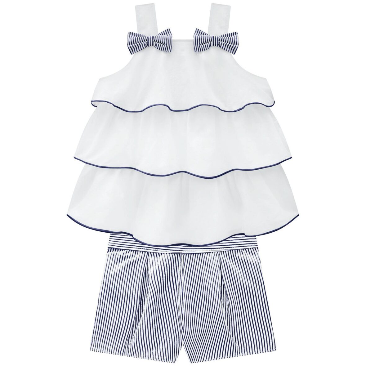 Conjunto Listras Infantil Menina – Milon