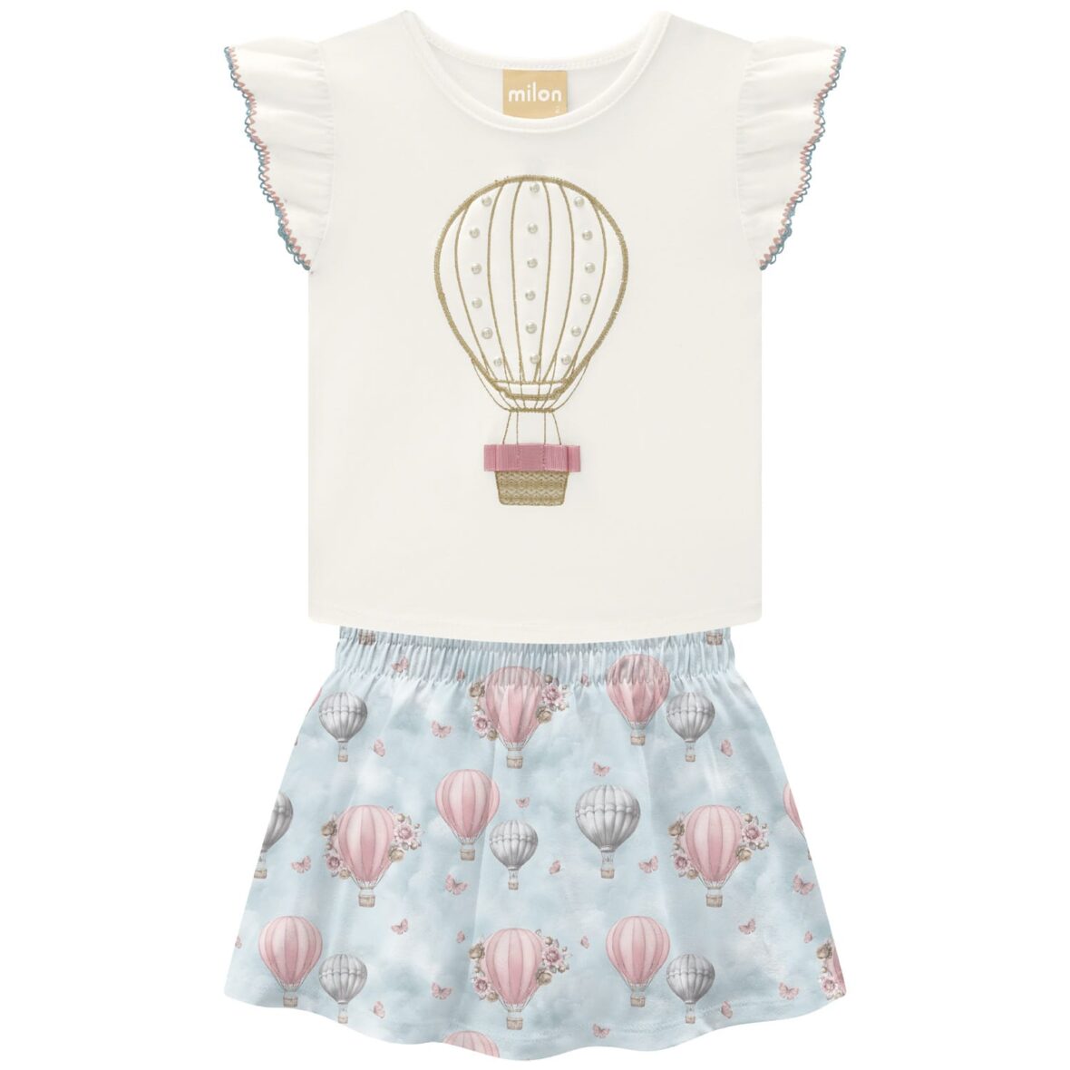 Conjunto Infantil Menina Balão – Milon