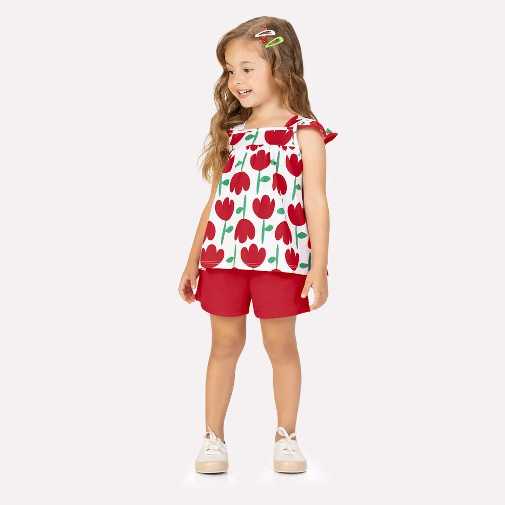 Conjunto Infantil Tulipas – Kyly